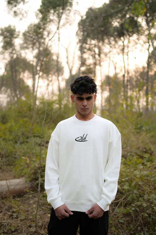 OFF-WHITE CREW NECK SWEATSHIRT