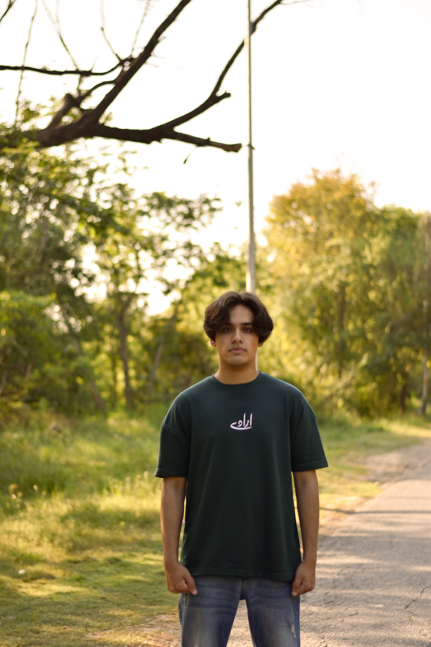 MOSS GREEN MADE IN PAK T-SHIRT