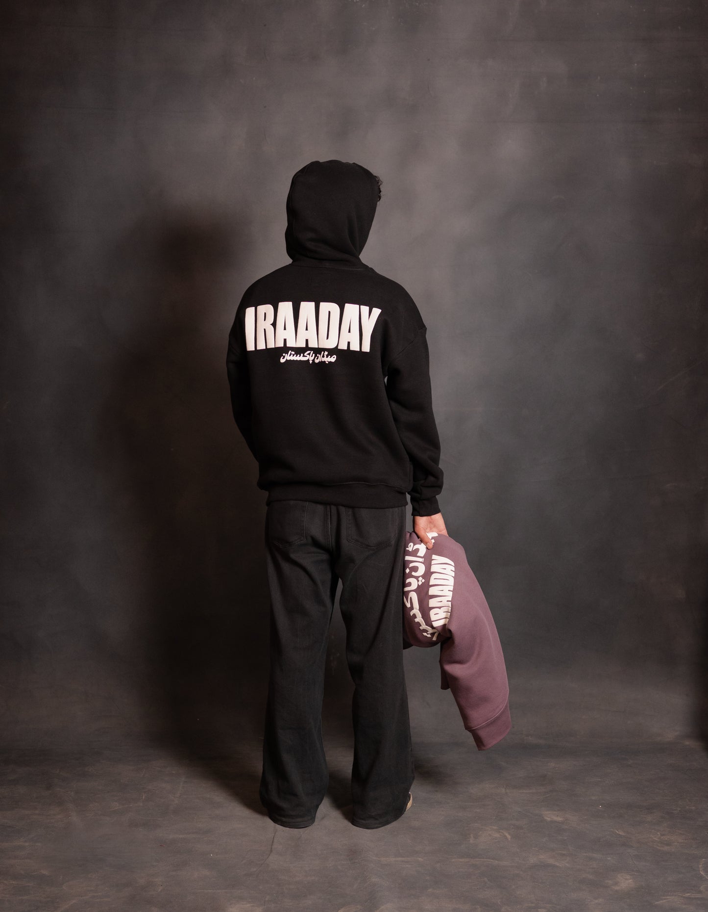 BLACK - HOODIE SIDE POCKET