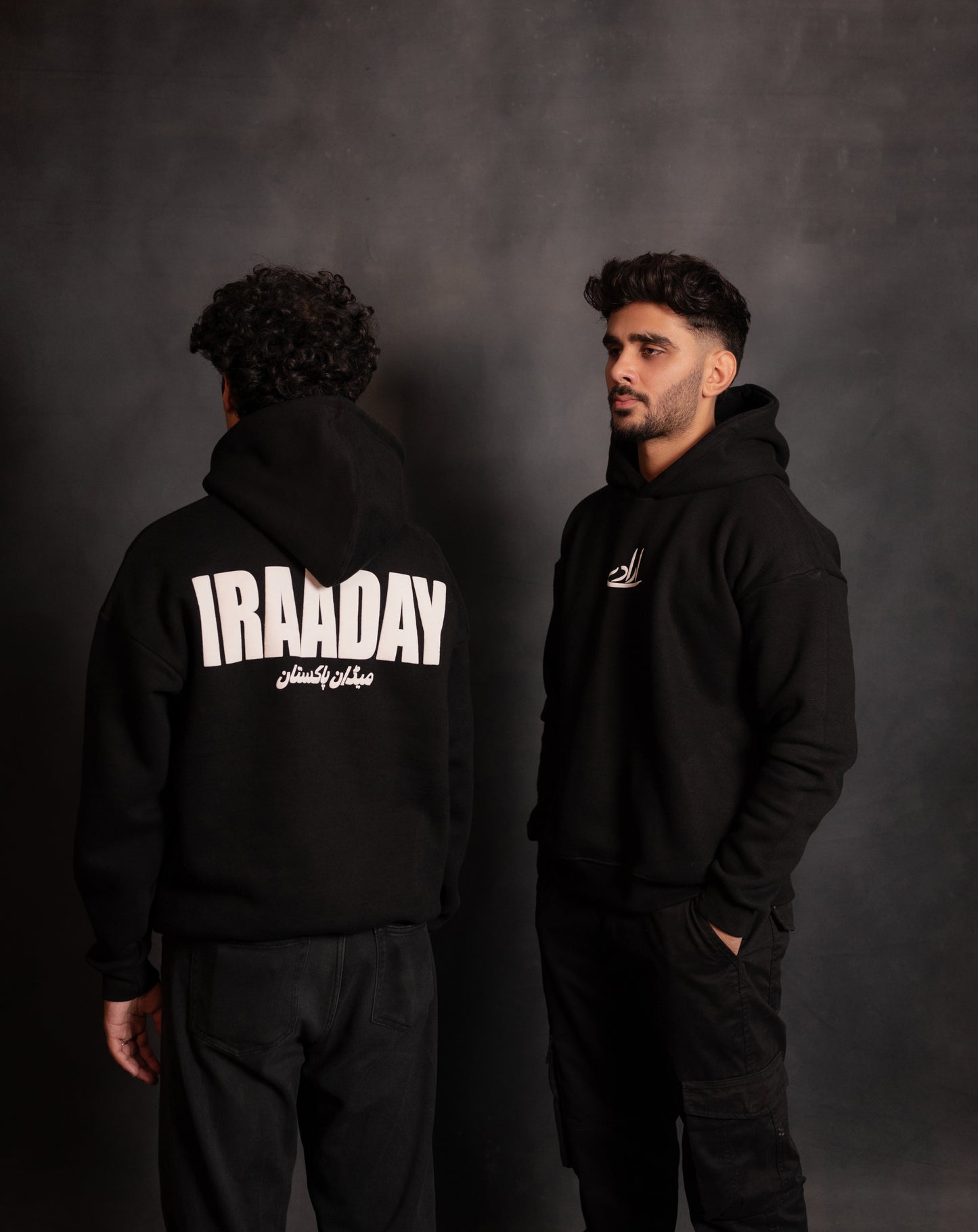 BLACK - HOODIE SIDE POCKET