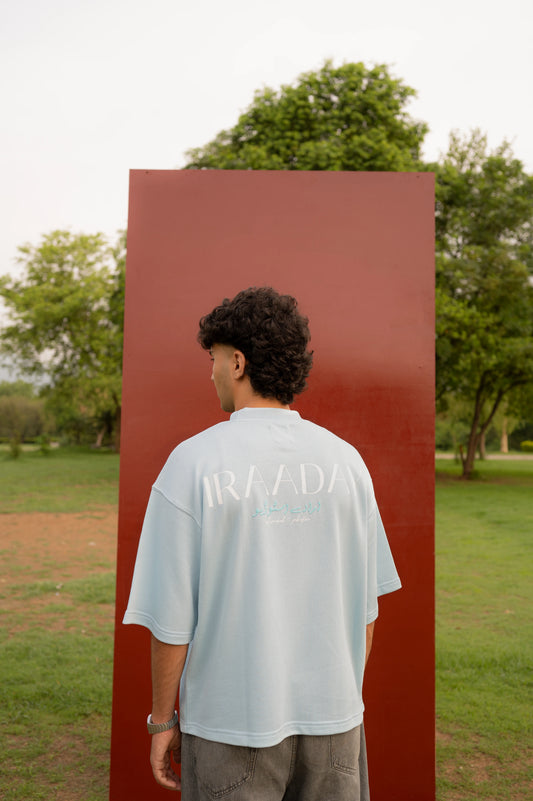 ICE BLUE BOXY T-SHIRT